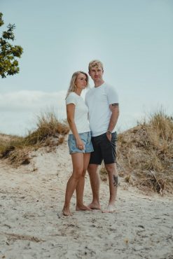 T-SHIRT I ØKOLOGISK BOMULD - HVID