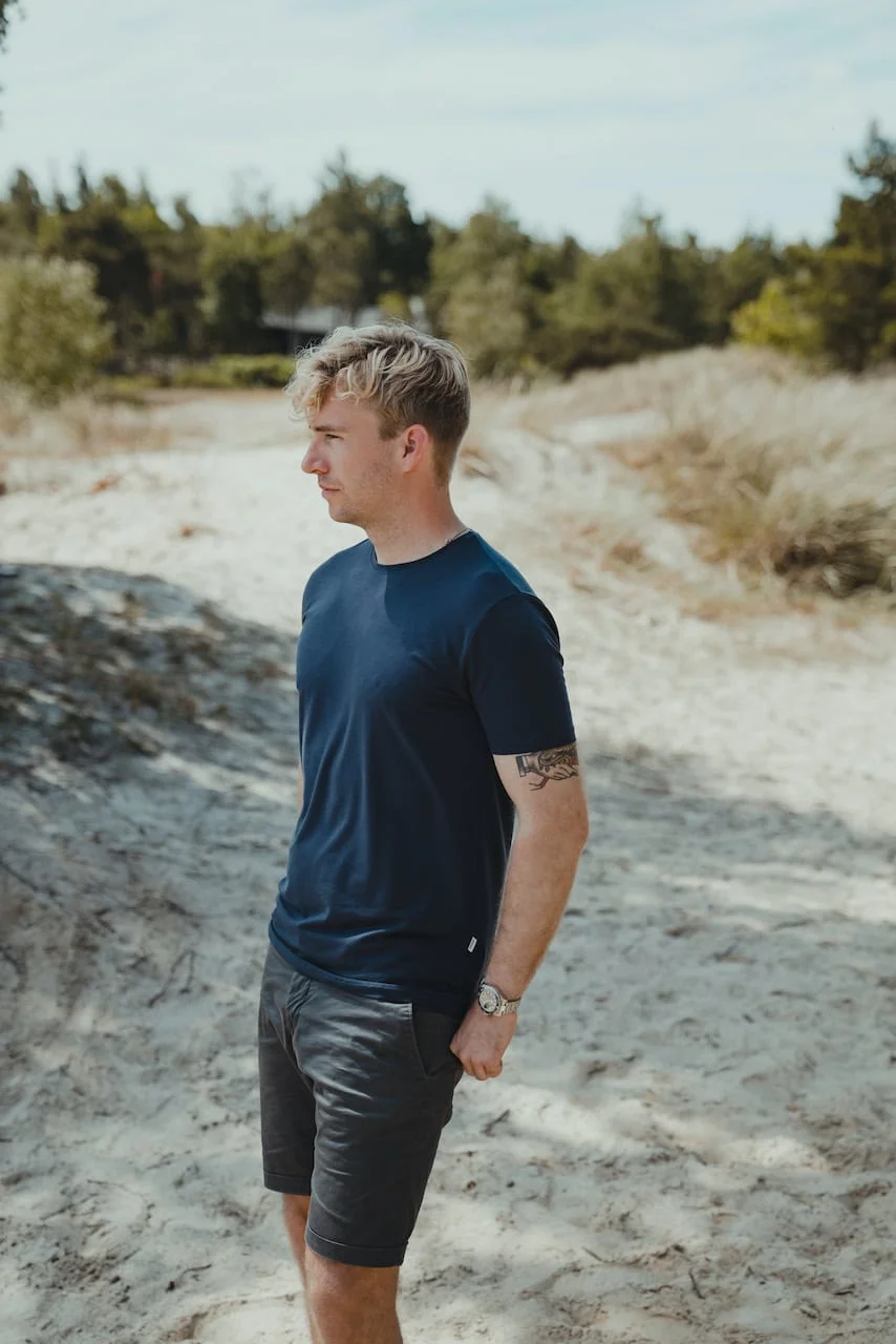 T-SHIRT I TENCEL™ - NAVY