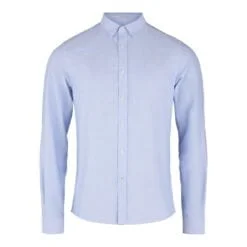 OXFORD SKJORTE I SLIM FIT - LYSEBLÅ