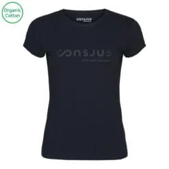 T-shirt i økologisk bomuld med logo