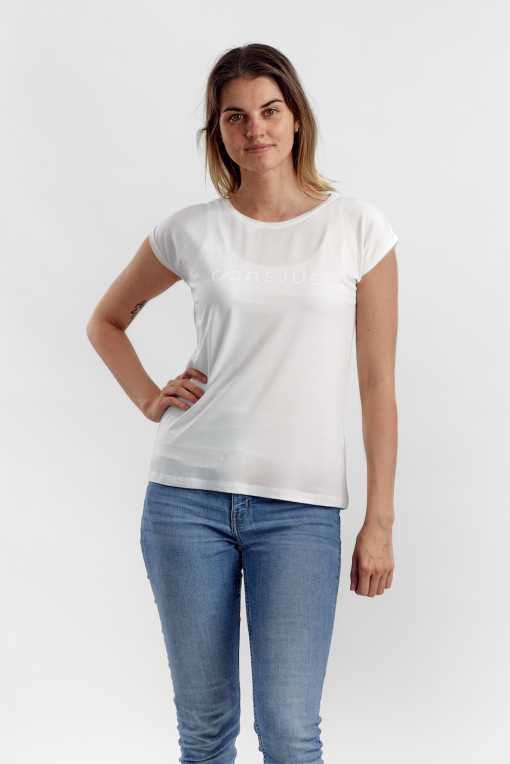 T-SHIRT I TENCEL™ MED LOGO - HVID - Image 2