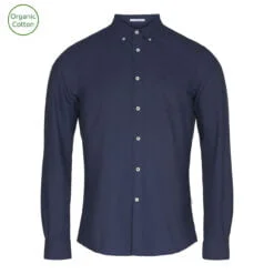 OXFORD SKJORTE I SLIM FIT - NAVY