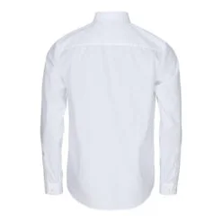 POPLIN SKJORTE I SLIM FIT - HVID