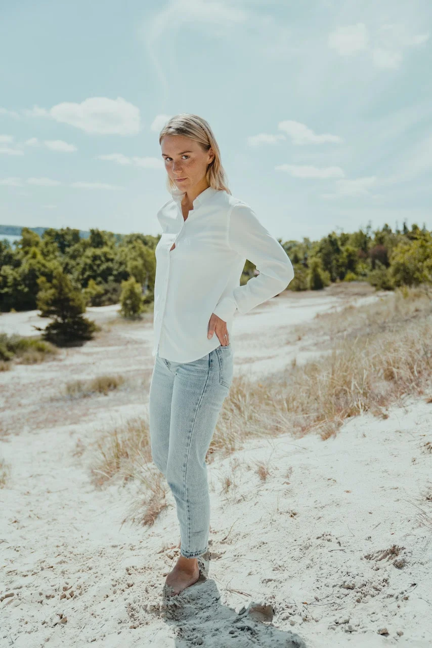 Tencel skjorte dame
