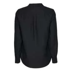 Consjus sort tencel skjorte