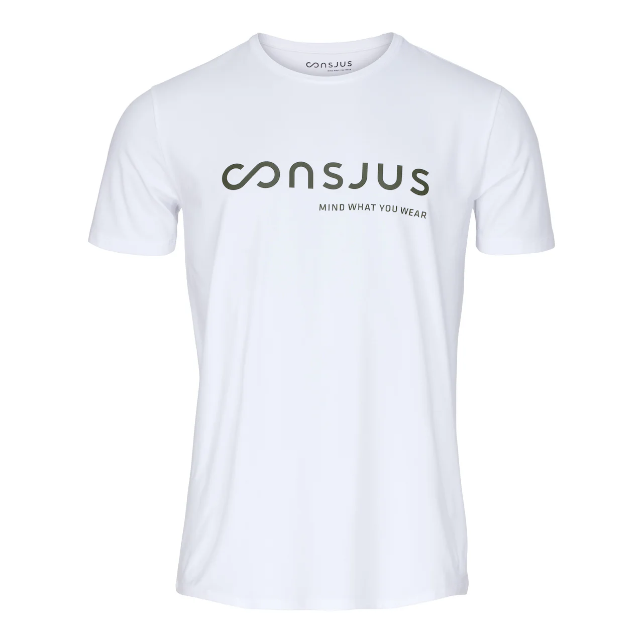 Økologisk hvid T-shirt i bomuld