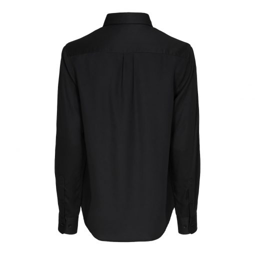 KLASSISK SKJORTE I TENCEL™ - SORT - Image 6