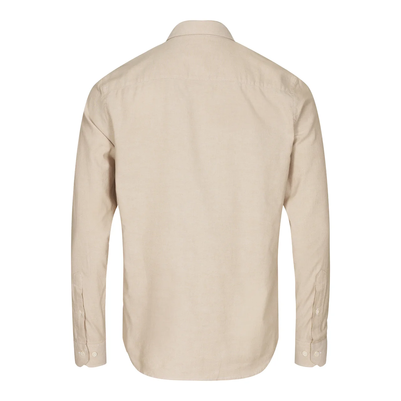 UFARVET BOMULDS SKJORTE I SLIM FIT CAMEL